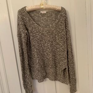 Gray sweater